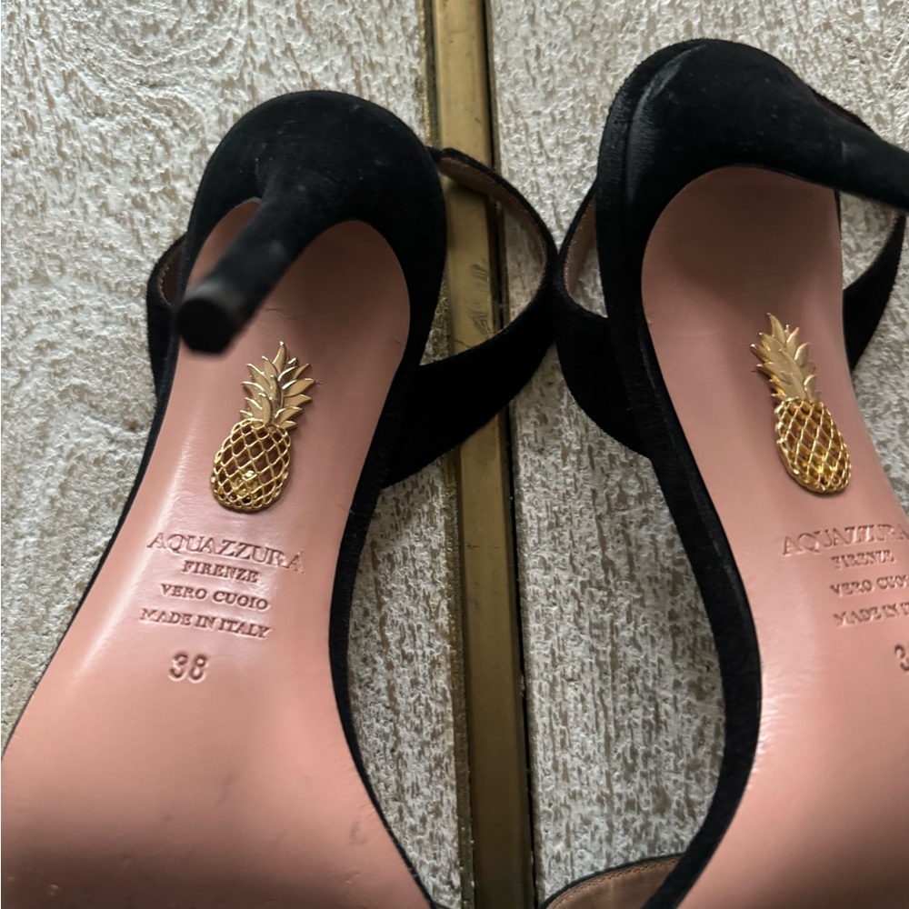 Aquazurra So Nude Sandal Heels. Great pre-loved condition